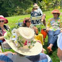 Senhoras no evento de Piqueninque